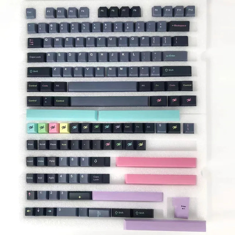 GMK Stargaze Keycaps PBT Dye-Sublimation Mechanical Keyboards Key Cap 131 Keys Cherry Profile for MX Switch GH60/64/68/84/87/104