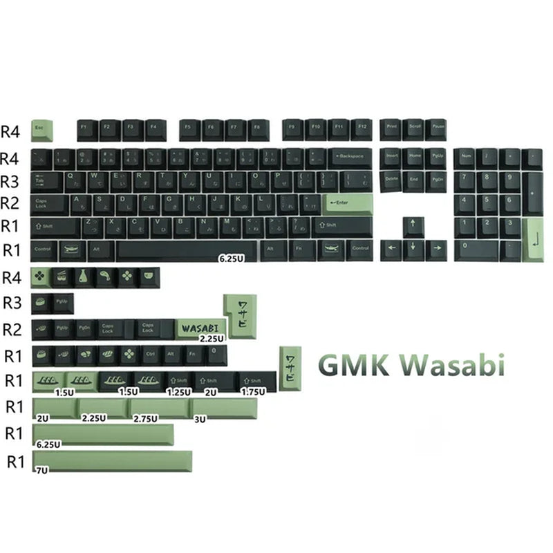 GMK Stargaze Keycaps PBT Dye-Sublimation Mechanical Keyboards Key Cap 131 Keys Cherry Profile for MX Switch GH60/64/68/84/87/104