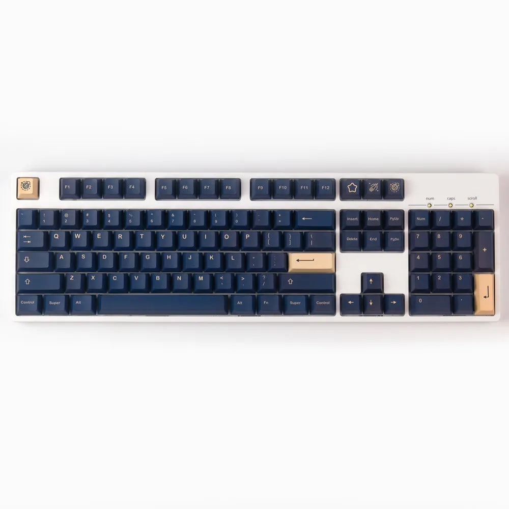 GMK Stargaze Keycaps PBT Dye-Sublimation Mechanical Keyboards Key Cap 131 Keys Cherry Profile for MX Switch GH60/64/68/84/87/104