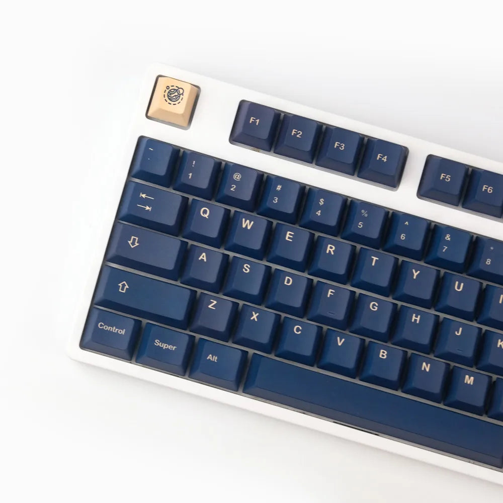 GMK Stargaze Keycaps PBT Dye-Sublimation Mechanical Keyboards Key Cap 131 Keys Cherry Profile for MX Switch GH60/64/68/84/87/104
