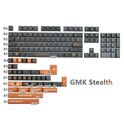 GMK Stargaze Keycaps PBT Dye-Sublimation Mechanical Keyboards Key Cap 131 Keys Cherry Profile for MX Switch GH60/64/68/84/87/104
