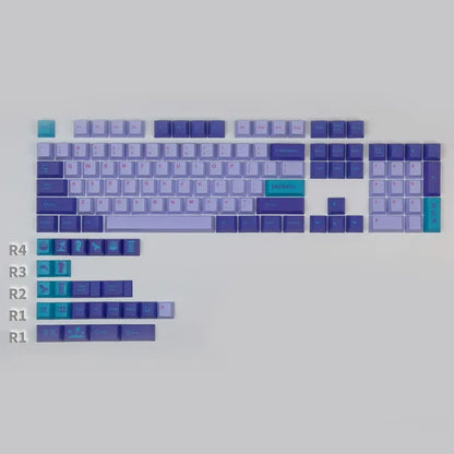 GMK Stargaze Keycaps PBT Dye-Sublimation Mechanical Keyboards Key Cap 131 Keys Cherry Profile for MX Switch GH60/64/68/84/87/104